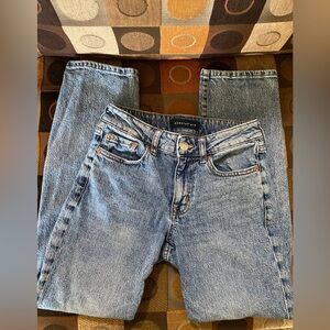 Aeropostale Light Wash Mid Rise Ankle Straight Jeans 0R